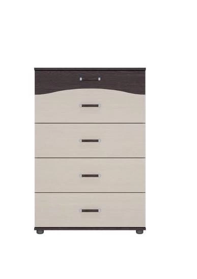 Комод Вега К-01 Венге/Дуб Молочный (Ш-750 × В-1120 × Г-417 мм)