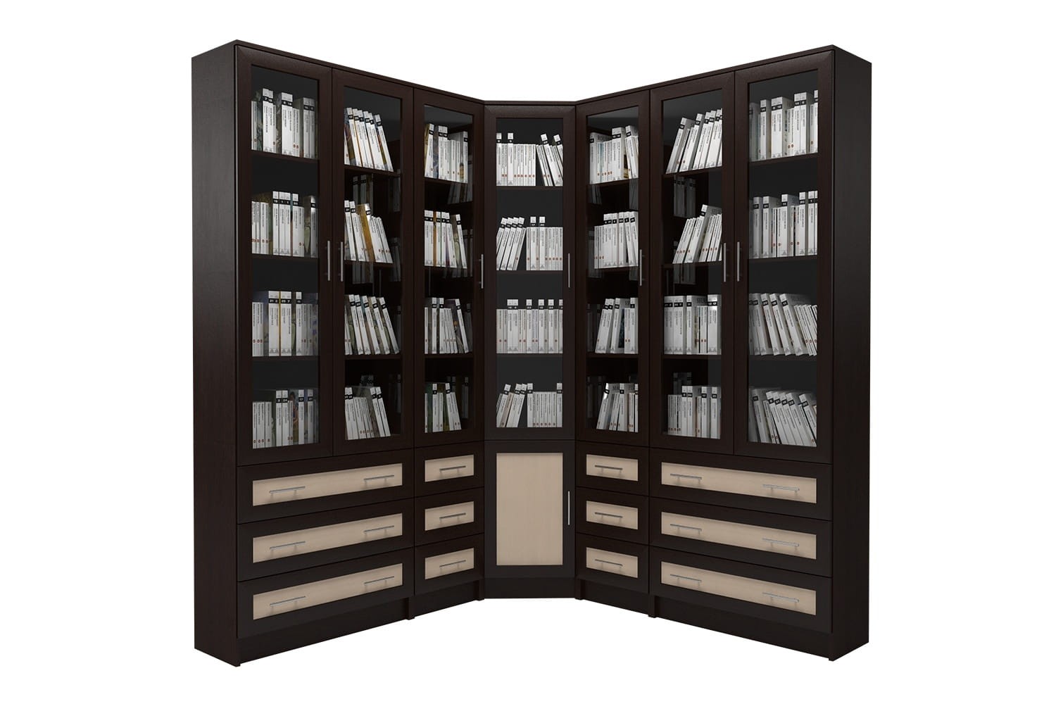 Книжный шкаф Мебелайн-56