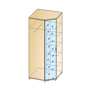 Грейс Шкаф ШК-5012 (2264х889х889 мм)
