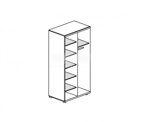 Гретта СБ-636 Шкаф 2-х дверный с зеркалом