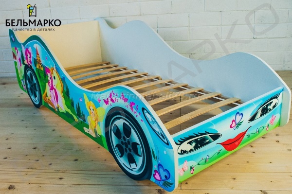 Детская кровать-тачка ПРИНЦЕССА