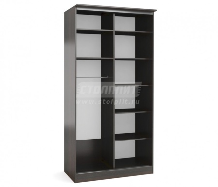 Шкаф 2-х дверный СБ-1082БП Дуб Феррара + торцевой шкаф