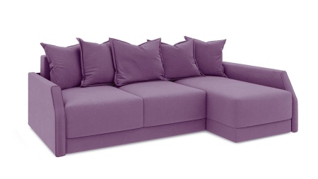 Диван Угловой Люксор Slim Т2 Разные Цвета/Д-2330 х Ш-1650 х В-830 мм