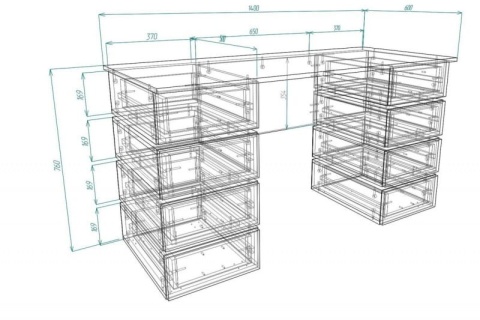 Письменный стол Мебелеф-17
