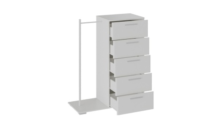 Комод Энистон Белый Глянец (Ш-922 мм x В-1152 мм x Г-412 мм)