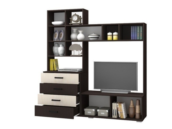 Гостиная Ноктюрн-11 Разные Цвета (Ш-2000 х В-2120 х Г-470 мм)