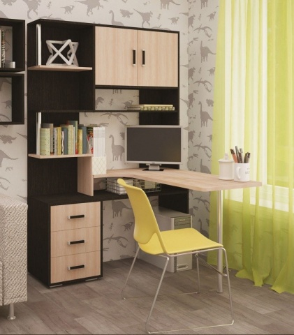 Компьютерный стол "Термит" СК-34 столик справа