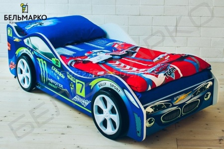 Детская кровать-тачка МОЛНИЯ