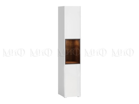 Пенал Комбинированный Мадрид МДФ Белый Глянец (Ш-426 мм x В-2236 мм x Г-524 мм)