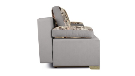 Диван «Дерби» (Maserati 19 (велюр) серый, подушка Urban (велюр) Town)/Д-1940х Ш-860х В-760мм