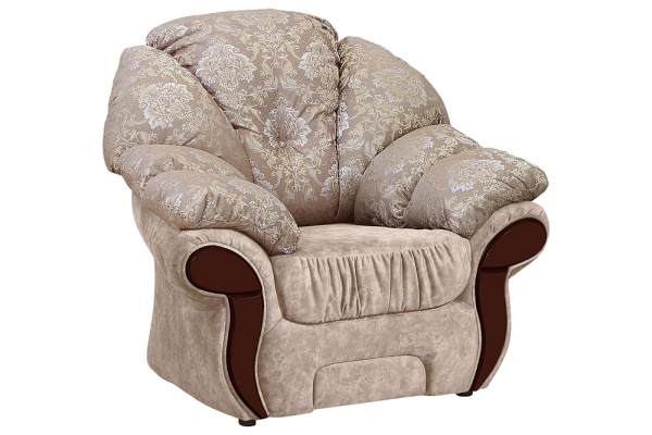 Кресло отдыха Глория-23 (декор массив орех)