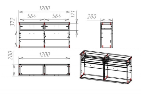 Обувница "Мебелеф 17"