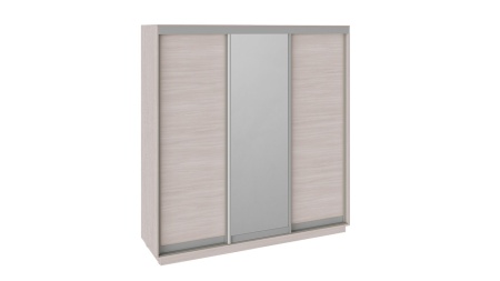 Шкаф-Купе 3-х Дверный c Зеркалом Румер Мадлен Ясень Шимо (Ш-2100 х В-2200 х Г-600 мм)