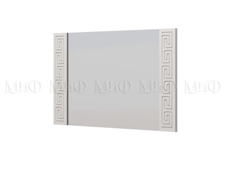 Зеркало Афродита-1 МДФ Белый Глянец (Ш-850 x В-500 x  Г-32 мм)