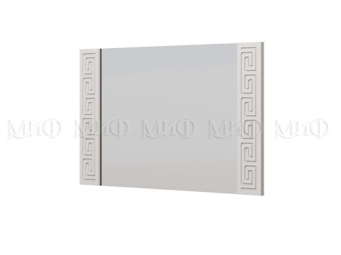 Зеркало Афродита-1 МДФ Белый Глянец (Ш-850 x В-500 x  Г-32 мм)