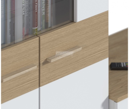 FINN Набор (СБ-2909/1+СБ-2910/1+СБ2912/1) Дуб Светлый/Белый/Ш-2548 X В-1956 X Г-440 мм