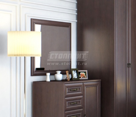 Верди спальня (шкаф 2х дв + кровать + комод + зеркало+тумбы 2шт)