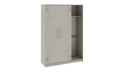 Спальный Гарнитур Мадлен №2 Ясень Шимо/Бежевый Глянец с Рисунком