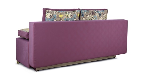 Диван «Дерби» (Maserati 18 (велюр) фиолетовый, подушка Urban (велюр) Filin)/Д-1940х Ш-860х В-760мм