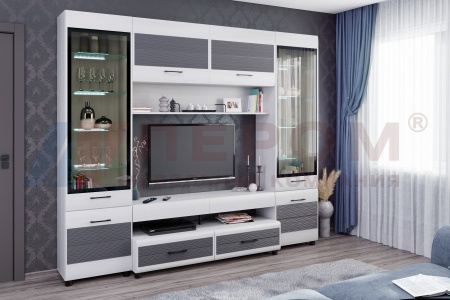 Гостиная-Стенка Камелия №11 (В-2172 х Ш-2520 х Г-452 мм)