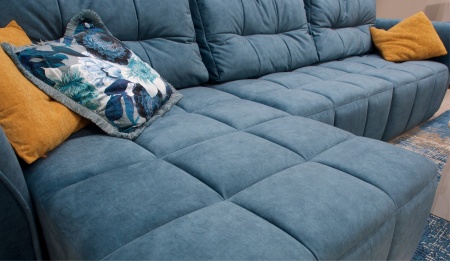 Диван-Кровать ТРЕВИ KENGOO/TEAL (Ш-3500 × В-850 × Г-1690 мм)